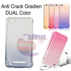 Case Anti Shock Gradient Xiaomi Redmi 4A Ultrathin Anti Crack Elegant Softcase Anti Jamur Air Case 0.3mm / Silicone Xiaomi Redmi 4A / Soft Case / Silikon Anti Crack Warna / Case Hp / Case Xiaomi 4A / Pelindung Hp - Hitam