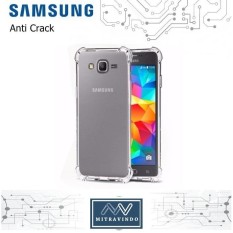 Case Anticrack Samsung Galaxy A3 2016 Anti Shock / Anti Crack Elegant Softcase for Samsung A3 2016 - White Clear