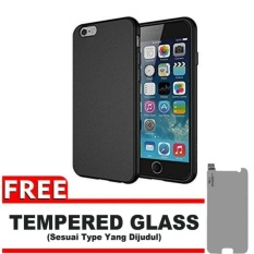 Case Black Moon Apple iPhone 5 / 5G / 5s Ultra Slim Matte Softcase (Anti Minyak) FREE Tempered Glass
