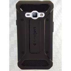 Case Capsule Ultra Rugged Samsung Galaxy J1 Ace J110 Hybrid Armor TPU Shockproof Anti Slip Soft Back Case / Softcase Samsung J1 Ace / Silikon Samsung J110 / Casing HP Samsung J1 Ace - Hitam