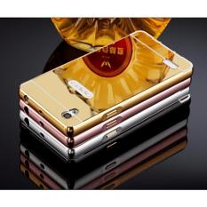 CASE EXECUTIVE MIRROR SLIDING BUMPER MIRROR ALUMUNIUM CASE FOR OPPO NEO 9 / A37 METAL BACKCASE - RANDOM COLOR