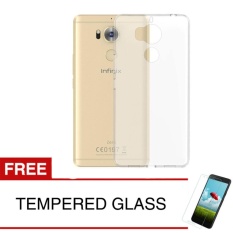 Case for Infinix Zero 4 Plus / X602 - Clear + Gratis Tempered Glass - Ultra Thin Soft Case