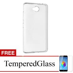Case for Nokia Lumia 530 - Clear + Gratis Tempered Glass - Ultra Thin Soft Case