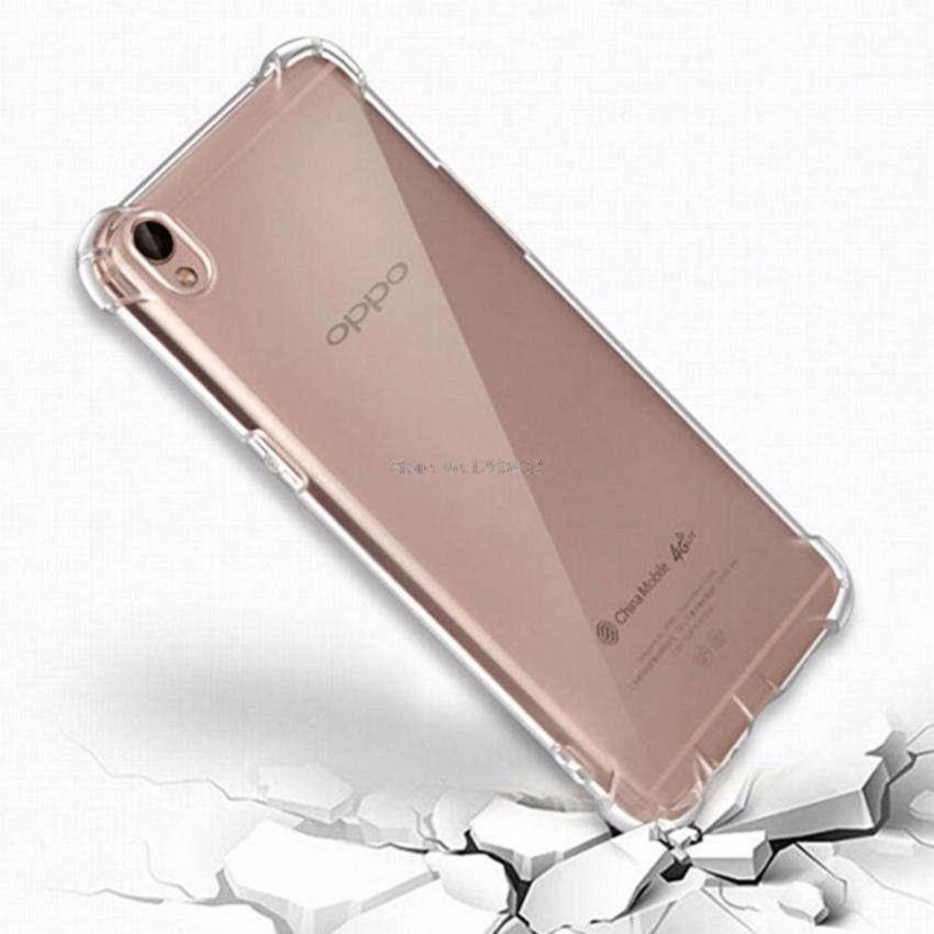 Acrylic Anticrack Mika Case for Oppo R9 / F1+ - Belakang Acrilic Keras - Pinggir Silicone Soft - Clear