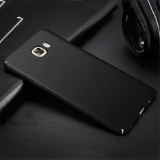 Case For Samsung Galaxy C9 Pro UltraSlim Anti Minyak Shockproof Hybrid Full Cover Series- Hitam