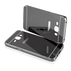Case For Samsung Galaxy J2 / J200 Bumper Slide Mirror - Black