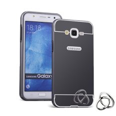 Case For Samsung Galaxy J3 2016 Bumper Slide Mirror - Black
