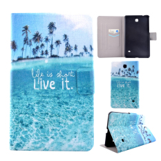 Case for Samsung Galaxy Tab 4 7.0 inch SM-T230 SM-T231 PU Leather
Flip Stand Case Cover Skin Protector Wallet - Live it