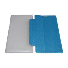 Case Lenovo Tab 2 A7-10 Smartcover / Leather Case Lenovo Tab2 A7 10 Book Cover Lenovo Tab2 A7-10 Sarung Tablet Lenovo Tab2 A7-10 Dompet Tablet - Biru Muda