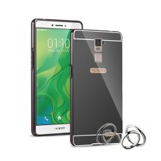 Case Metal Bumper Mirror For Oppo R7 Plus - Hitam