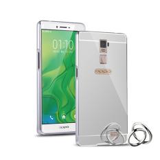 Case Metal Bumper Mirror For Oppo R7 Plus - Silver