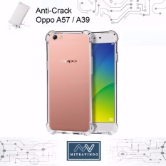 Case Anticrack Oem Anti Shock / Anti Crack Elegant Softcase for Oppo A39 - White Clear