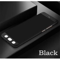Case Protect 360 Vivo V5Lite with Premium Tempered glass Merah/Hitam