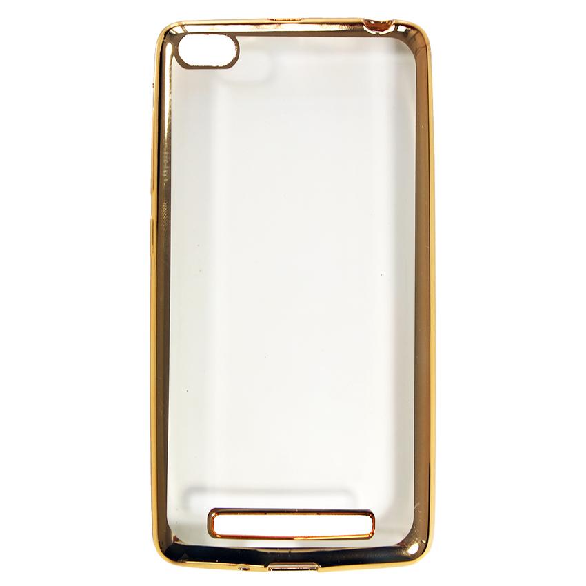 Case Shining Chrome Softcase Oppo Neo 7 A33W - Gold