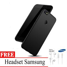Case Slim Black doff Matte for Xiaomi Redmi Note 5A Anti minyak + free 1x Headset Samsung