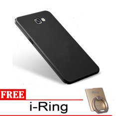 Case Slim Black doff Matte Samsung Galaxy A3 2017 / A320 / LTE Softcase Anti minyak + free i-Ring