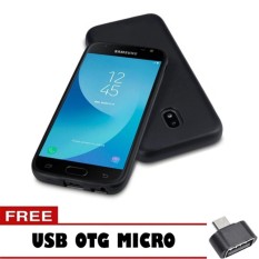Case Slim Black Matte Samsung Galaxy J5 Pro / J530 Softcase Baby Skin - Black + Free OTG Micro