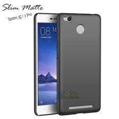 Case Slim Black Matte Xiaomi Redmi 3S / 3 Pro Baby Skin Softcase Ultra Thin Jelly Silikon Babyskin