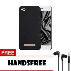 Case Slim Black Matte Xiaomi Redmi 4A Softcase Black + Free Handsfree