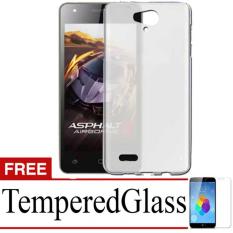 Case Softcase Ultrathin For Andromax E2 Plus + Free TemperredGlass - White
