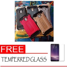Case Spigen Iron Man For Samsung Galaxy J2 Pro 2018 Air Cushion Tecknologi Soft Back Cover - RANDOM Free Temperred Glass