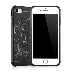 Case TPU Dragon Back Cover Silikon Original for iPhone 7 / 7s - Black