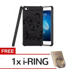 Case TPU Dragon Back Cover Silikon Original for Xiaomi Redmi 4 Prime - Black + Gratis iRingIDR49850. Rp 49.850