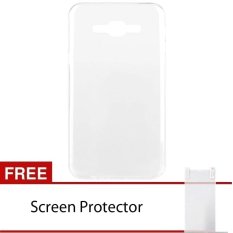 Case Ultra Thin Samsung Galaxy A8 (A8000) Soft Jelly – Clear + Free Screen Protector