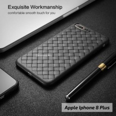 Caselova Braided Vintage TPU Slim Softcase For Iphone 8 Plus 5.5 Inch - Black