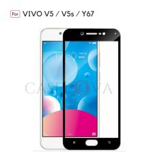 Caselova Premium Tempered Glass Warna Full Cover For VIVO V5 / V5s / Y67 - Black