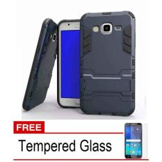Casing Armor Kickstand Series For Samsung Galaxy J2 Prime RANDOM COLOR + Free Tempered Glass