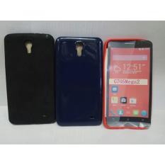 Casing Case Cover Sarung Silikon Softshell Glossy Samsung Mega 2 Foto Asli.