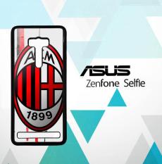 Casing Custom Hardcase HP Asus Zenfone Selfie ac milan logo Z3731 Case Cover
