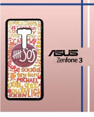Casing Custom Hardcase Polycarbonate Hp Asus Zenfone 3 (Ze552kl) Case Cover Second Of Summer 5sos Quote Design