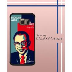 Casing Custom Hardcase Polycarbonate Hp Samsung Galaxy S6 Edge Plus Case Cover Mohammad Hatta W3865