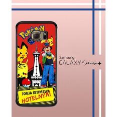 Casing Custom Hardcase Polycarbonate Hp Samsung Galaxy S6 Edge Plus Case Cover POKEMON JOGJA W3970