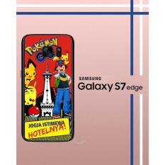 Casing Custom Hardcase Polycarbonate Hp Samsung Galaxy S7 Edge Case Cover POKEMON JOGJA W3970