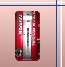 Casing gambar motif HARDCASE untuk hp Asus ZenFone 3 Max ZC553TL Nissan sr20det JDM Engine