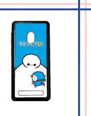 Casing gambar motif HARDCASE untuk hp Asus ZenFone 5 Doraemon x Baymax E0543