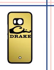Casing gambar motif HARDCASE untuk hp HTC One U11 Drake Waterfowl Gold