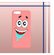Casing gambar motif HARDCASE untuk hp Xiaomi Mi 6 Plus Funny Patrick Star