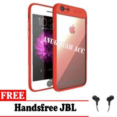 Casing Handphone IPhone 6 / 6S Auto Focus Transparan Soft Hybrid Protector - Free Handfree JBL