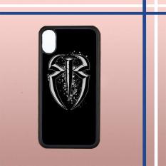 Casing HARDCASE Bergambar iPhone X WWE Roman Reigns Fear The Spear Case Cover