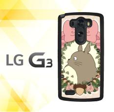 Casing HARDCASE Bergambar Motif Untuk LG G3 Non Stylus totoro flower pink M0031 Case