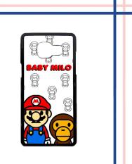 Casing HARDCASE Bergambar Motif Untuk Samsung Galaxy A7 2016 SM-A710 Baby Milo And Mario W4812 Case