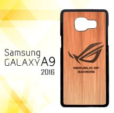 Casing HARDCASE Bergambar Motif Untuk Samsung Galaxy A9 2016 SM-A910 logo asus rog Case