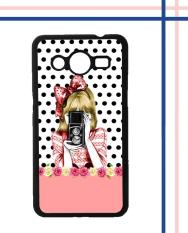 Casing HARDCASE Bergambar Motif Untuk Samsung Galaxy Core 2 Camera Vintage Girl E0619