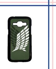 Casing HARDCASE Bergambar Motif Untuk Samsung Galaxy J1 2015 SM-J100 Attack on Titan Survey Logo