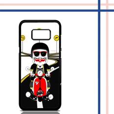 Casing HARDCASE Bergambar Motif Untuk Samsung Galaxy S8 PLUS semar otw with vespa L0775