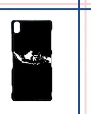 Casing Hardcase Gambar Motif Peta Indonesia Jokowi Selfie Untuk Hp Xperia Z2 Case Cover